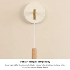 Nordic Wooden Wall Lamp