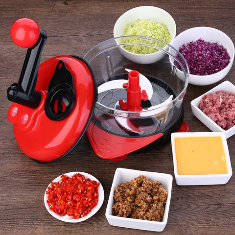 Multi-function Kitchen Manual Food Processor