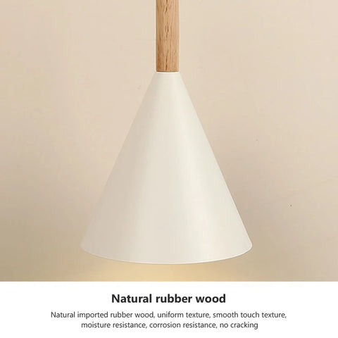 Nordic Wooden Wall Lamp